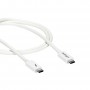 StarTech.com Cavo Thunderbolt 3 - 20Gbps - 1m - Bianco - Compatabile con Thunderbolt, USB e DisplayPort (TBLT3MM1MW)