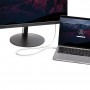 StarTech.com Cavo Thunderbolt 3 - 20Gbps - 1m - Bianco - Compatabile con Thunderbolt, USB e DisplayPort (TBLT3MM1MW)