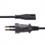 StarTech.com Cavo di Alimentazione CA da 3m, Spina EuroPlug a C7, 2.5A-250V, 18AWG, Cavo Elettrico di Ricambio con spina italian