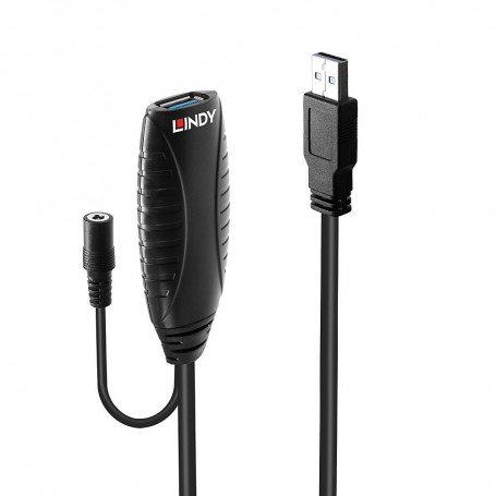 Lindy 43156 cavo USB 10 m USB 3.2 Gen 1 (3.1 Gen 1) USB A Nero (43156)