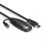 Lindy 43156 cavo USB 10 m USB 3.2 Gen 1 (3.1 Gen 1) USB A Nero (43156)