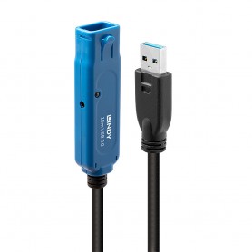 Lindy 43229 cavo USB 15 m USB 3.2 Gen 1 (3.1 Gen 1) USB A Nero (43229-LND)