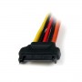 StarTech.com Adattatore cavo splitter Y di alimentazione SATA tipo latch 15 cm - M/F (PYO2LSATA)