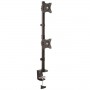 StarTech.com Supporto Verticale da Scrivania per 2 Monitor VESA - Regolabile (ARMDUALV)