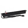 LINK MULTIPRESA DA RACK 19" 8 PRESE UNIVERSALI CON INTERRUTTORE SPINA C14 (LK10065)