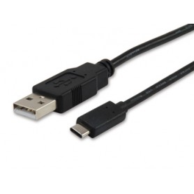 Equip 12888107 cavo USB USB 2.0 1 m USB A USB C Nero