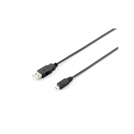 Equip 128594 cavo USB USB 2.0 1 m USB A Micro-USB B Nero