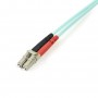 StarTech.com Cavo patch duplex LSZH fibra multimodale 50/125 3 m 10 Gb Aqua LC - LC (A50FBLCLC3)
