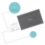 i-tec CAMYSAFEDUALM2 contenitore di unità di archiviazione Box esterno SSD Alluminio M.2 (CAMYSAFEDUALM2)