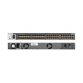 Netgear M4300-24X24F Gestito L2/L3/L4 10G Ethernet (100/1000/10000) 1U Nero (XSM4348S-100NES)
