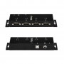 StarTech.com Hub adattatore seriale USB a DB9 RS232 4 porte – Guide DIN industriali DIN e montabile a parete (ICUSB2324I)