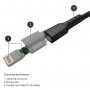 CAVO USB A LIGHTNING DA 1M - CONFO (RUSBLTMM1MB)