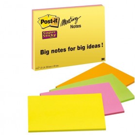 3M 6845-SSP pouch autoadesiva Rettangolo Multicolore 45 fogli (75557)