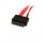 StarTech.com Adattatore cavo slimline SATA a SATA e alimentazione LP4 30,5 cm (SLSATAF12)