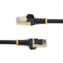 StarTech.com Cavo di Rete Ethernet Cat6a - Cavo Schermato STP da 1m - Nero (6ASPAT1MBK)