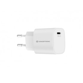 Conceptronic ALTHEA14W Caricabatterie per dispositivi mobili Universale Bianco AC Ricarica rapida Interno