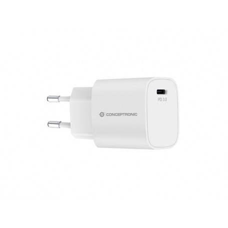 Conceptronic ALTHEA14W Caricabatterie per dispositivi mobili Universale Bianco AC Ricarica rapida Interno