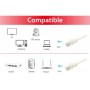 Equip 603004 cavo di rete Bianco 3 m Cat6a U/UTP (UTP)