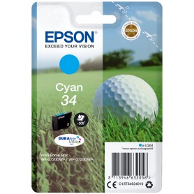 Epson Golf ball Singlepack Cyan 34 DURABrite Ultra Ink (C13T34624020)