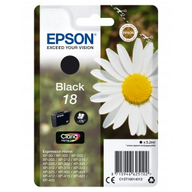 Epson Daisy Cartuccia Margherita Nero Inchiostri Claria Home 18 (C13T18014012)