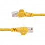 StarTech.com Cavo di Rete da 5m Giallo Cat5e Ethernet RJ45 Antigroviglio (45PAT5MYL)