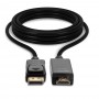 Lindy 36923 cavo e adattatore video 3 m DisplayPort HDMI tipo A (Standard) Nero (36923) (36923-LND)