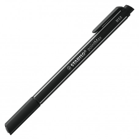 STABILO pointMax penna tecnica Medio Nero 1 pz (488/46)