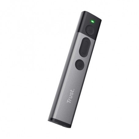 Trust Kazun puntatore wireless RF Alluminio, Nero (23333)