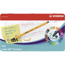 STABILO point 88 Multicolore 50 pz (8850-6)