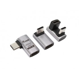 Equip Adattatore USB 4 C a C, 40Gbps, PD 240W, confezione da 3 pezzi