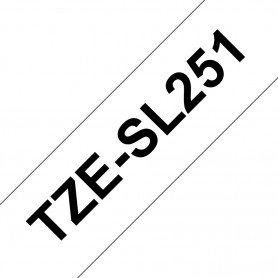 Brother TZESL251 nastro per etichettatrice Nero su bianco