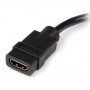 StarTech.com Adattatore cavo video HDMI a DVI-D da 20 cm - HDMI femmina a DVI maschio (HDDVIFM8IN)