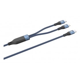 Vultech CS-NCCL12BL cavo USB USB 2.0 1,2 m USB C USB C/Lightning Blu
