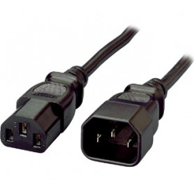 Equip 112100 cavo di alimentazione Nero 1,8 m Accoppiatore C13 Accoppiatore C14 (112100)