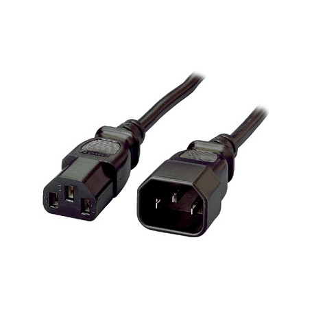 Equip 112100 cavo di alimentazione Nero 1,8 m Accoppiatore C13 Accoppiatore C14 (112100)