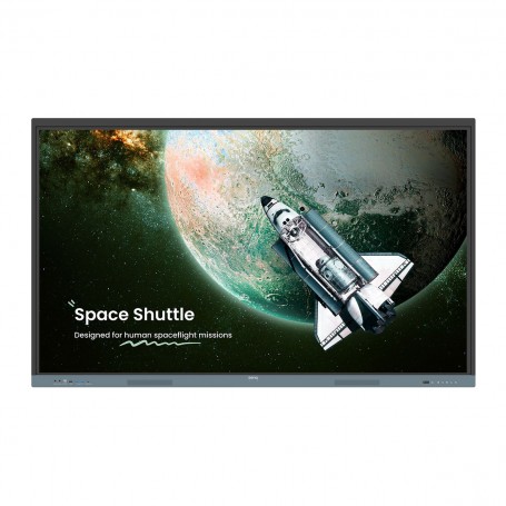 BenQ RE6504 Pannello piatto interattivo 165,1 cm (65") 450 cd/m² 4K Ultra HD Nero, Grigio Touch screen Processore integrato And