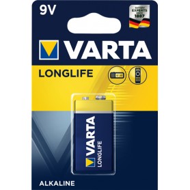 Varta Longlife Extra 9V Batteria monouso Alcalino (4122101411)