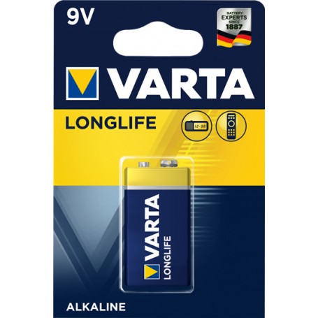 Varta Longlife Extra 9V Batteria monouso Alcalino (4122101411)