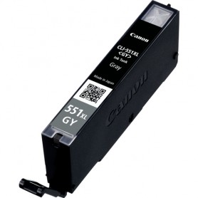 Canon CLI-551XL GY w/sec cartuccia d'inchiostro 1 pz Originale Resa elevata (XL) Grigio (6447B001)