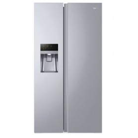 Haier SBS 90 Serie 3 HSOGPIF9183 frigorifero side-by-side Libera installazione 515 L F Argento