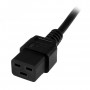 StarTech.com Cavo alimentazione PC a C19 - Cavo di Rete PC CEE7 a IEC 320 C19 - 2m (PXTEUC192M)