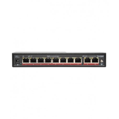 SWITCH POE+ GIGABIT VULTECH SECURITY 8 PORTE