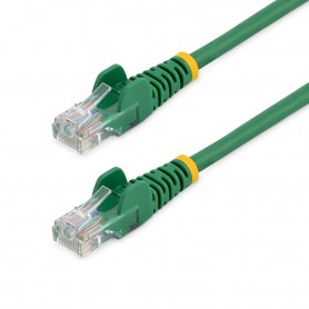 StarTech.com Cavo di Rete da 5m Verde Cat5e Ethernet RJ45 Antigroviglio (45PAT5MGN)