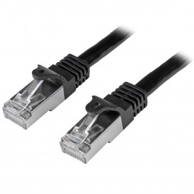 StarTech.com N6SPAT50CMBK cavo di rete Nero 0,5 m Cat6 SF/UTP (S-FTP) (N6SPAT50CMBK)
