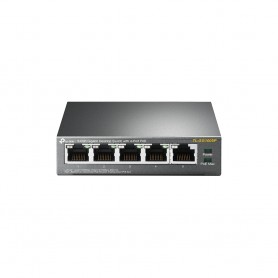 TP-LINK TL-SG1005P Non gestito Gigabit Ethernet (10/100/1000) Supporto Power over Ethernet (PoE) Nero (TL-SG1005P)