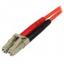 StarTech.com Cavo patch duplex in fibra multimodale 50/125 1 m LC - ST (50FIBLCST1)