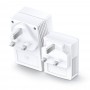 TP-LINK TL-WPA4220 KIT 300 Mbit/s Collegamento ethernet LAN Wi-Fi Bianco 2 pz (TL-WPA4220KIT)