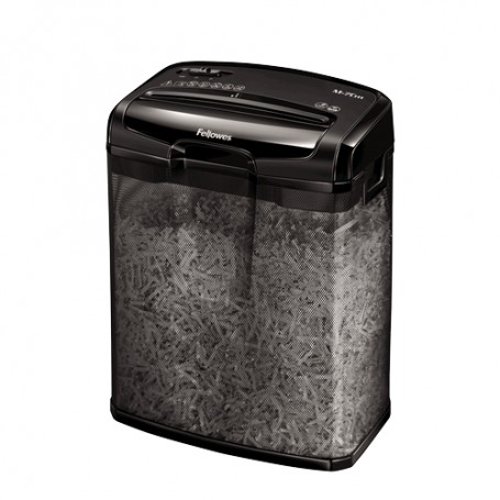 Fellowes M-7Cm distruggi documenti Taglio a particelle Nero (4701801)
