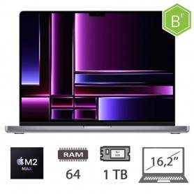 MBP 16,2 (2023)M2 MAX-12C/64/1TB/38C GPU/SG/2Y - B