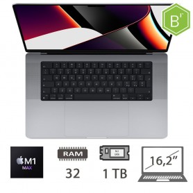 MBP 16,2 (2021)M1 MAX-10C/32/1TB/24C GPU/SG/2Y - B